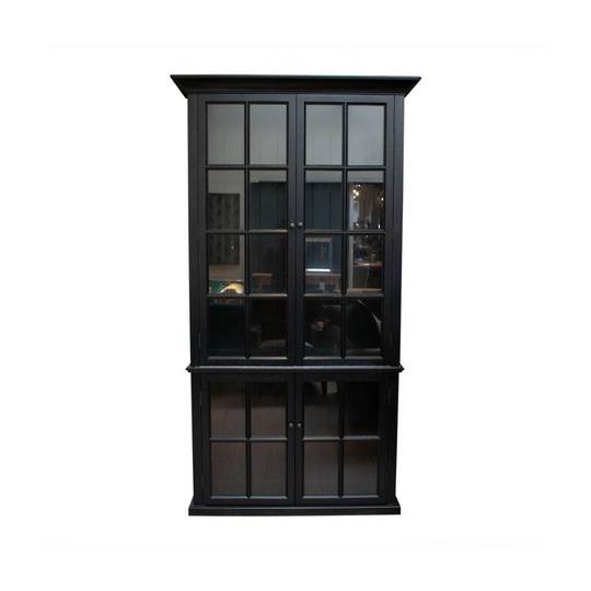 Maple Wood Black Cabinet